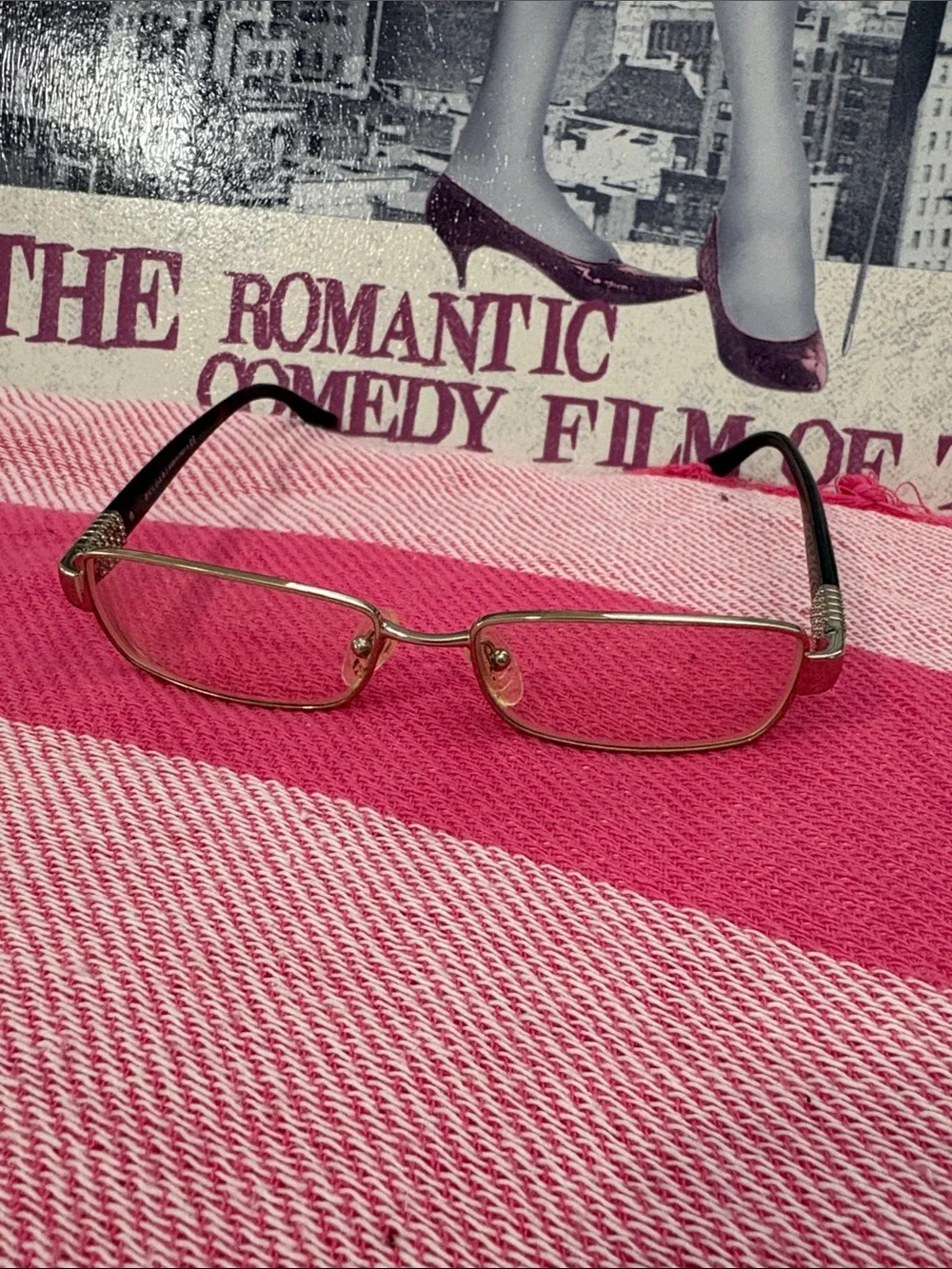 BVLGARI Gold and Black Optical Glasses